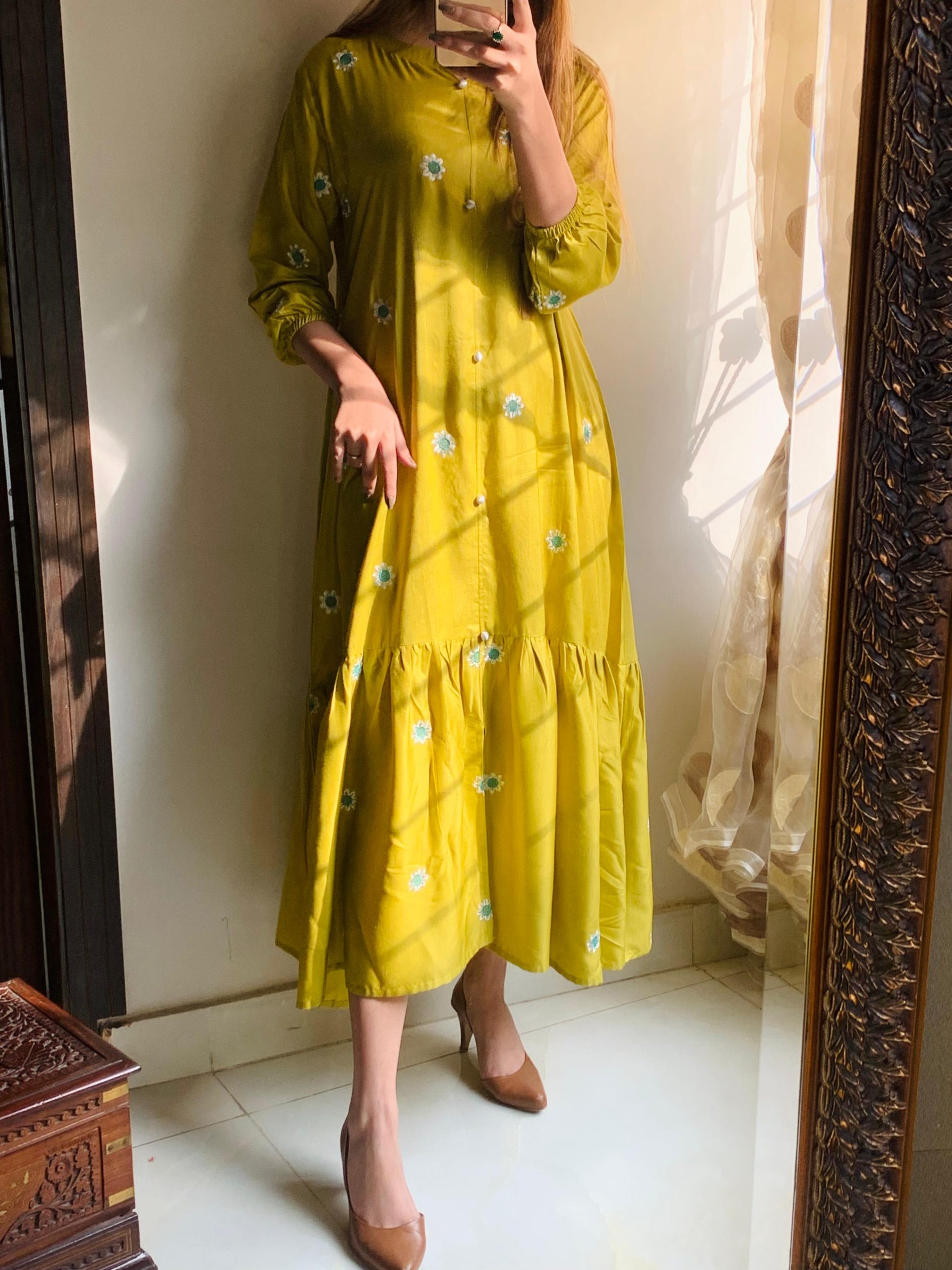 Lenin Maxi Embroidered